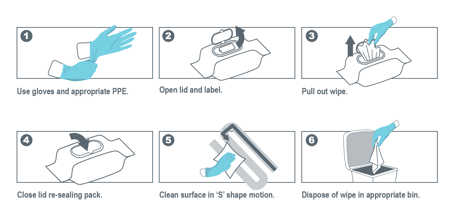 Universal Wipes 200 how-to-use guide